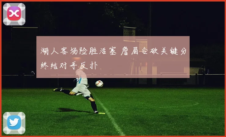 湖人客场险胜活塞 詹眉合砍关键分终结对手反扑